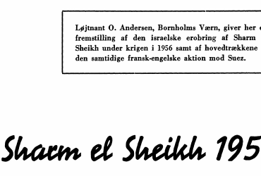 Sharm el Sheikh 1956