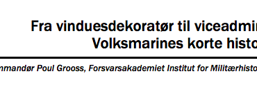 Fra vinduesdekoratør til viceadmiral: Volksmarines korte historie